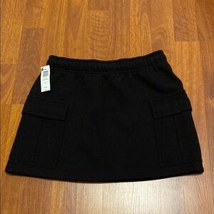 Aritzia Black Mini Cargo Skirt for Cocktail Nights